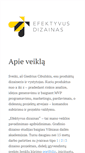 Mobile Screenshot of efektyvusdizainas.lt